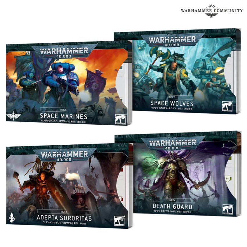 Warhammer: Assorted Factions Index Cards